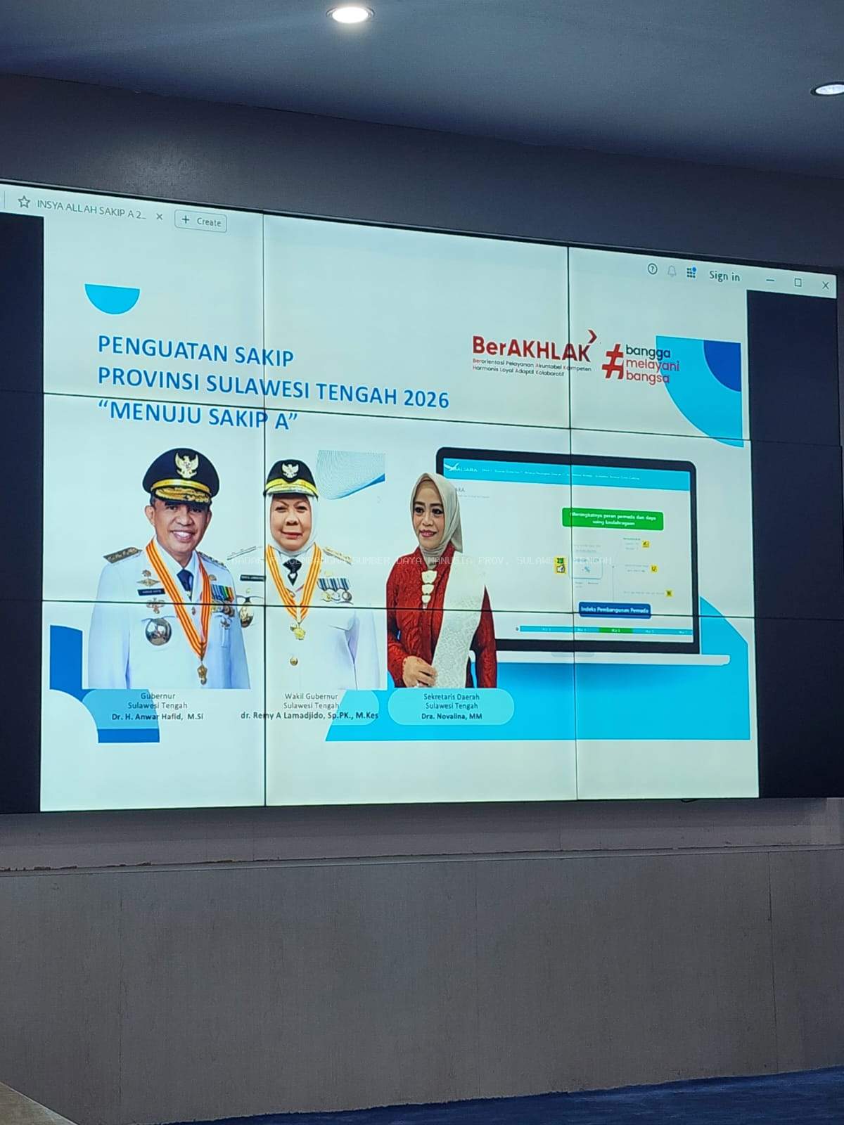 First slide