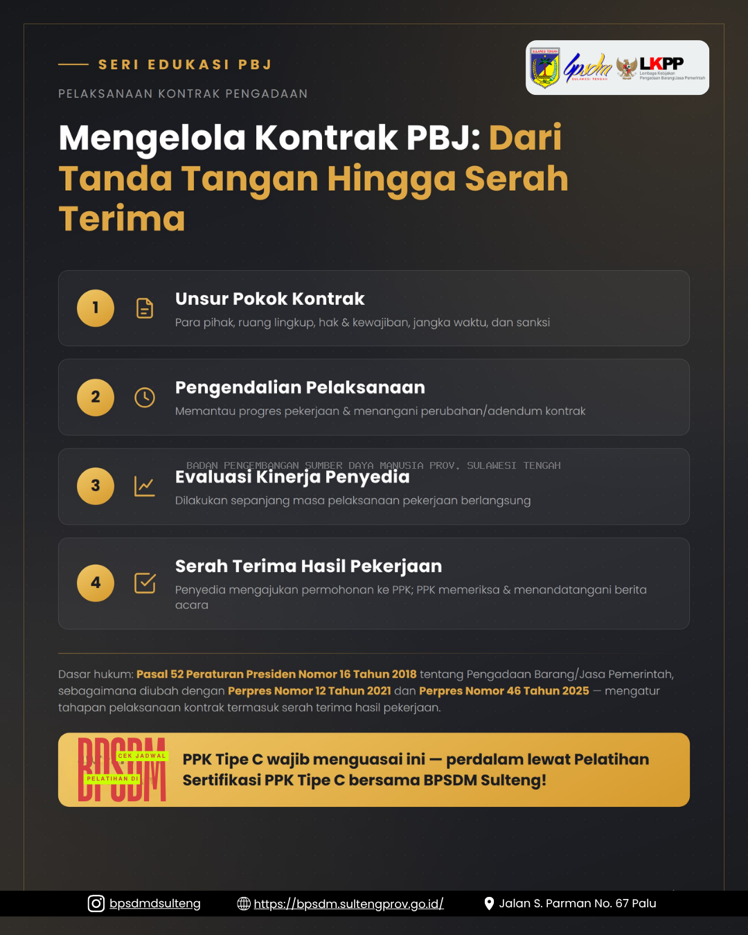 Mengelola Kontrak PBJ
