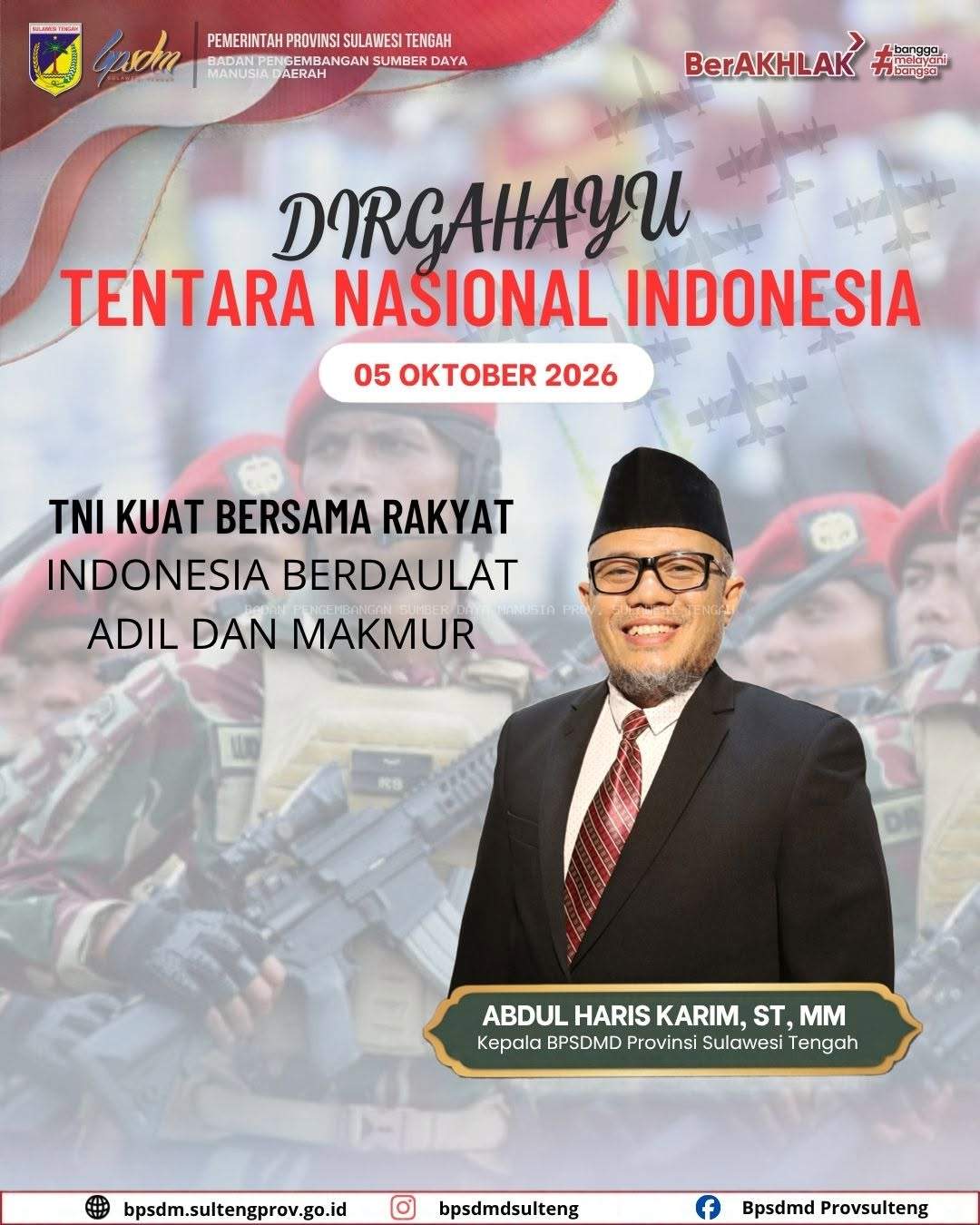 Dirgahayu HUT TNI 05 Oktober 2026